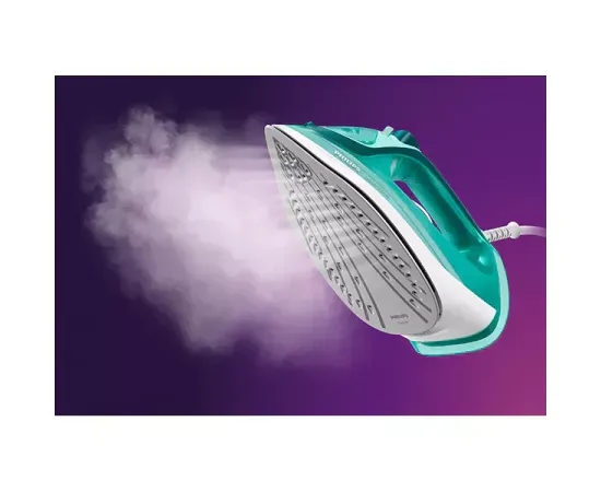Fier de călcat PHILIPS Seria 3000 DST3030/70, 2400W, talpă ceramică, abur continuu 40 g/min, jet 160 g, rezervor 300 ml, oprire automată - Imagine 7