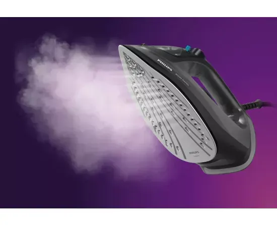 Fier de călcat PHILIPS Seria 3000 DST3041/80, 2600W, talpă ceramică, abur 40 g/min, jet 200 g, rezervor 300 ml, anti-picurare, anticalcar, oprire automată - Imagine 4