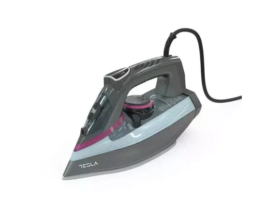 Fier de călcat TESLA IR400GP 3100W cu talpă ceramică și funcții anti-calcar și anti-picurare - Imagine 1