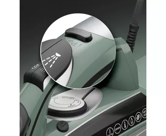 Fier de călcat TESLA IR600BGP cu tehnologie iPump, 3000W, talpă ceramică, abur vertical - Imagine 5