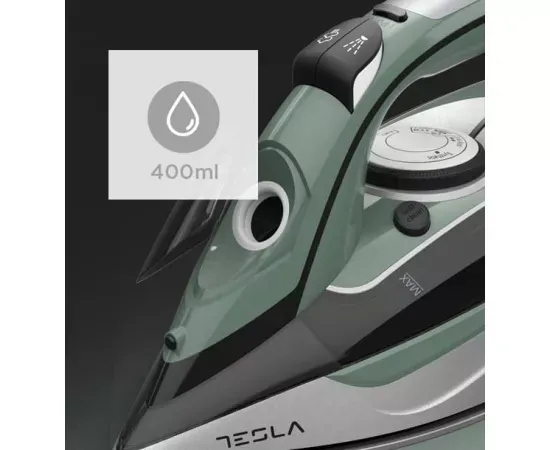 Fier de călcat TESLA IR600BGP cu tehnologie iPump, 3000W, talpă ceramică, abur vertical - Imagine 6