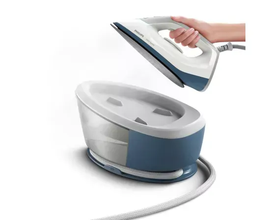 PHILIPS Philips PSG2000/20 Stație de călcat cu abur, 2400 W, 6 bari, Jet 300 g, Talpă ceramică, 1.4 L - IT-Fashion.ro