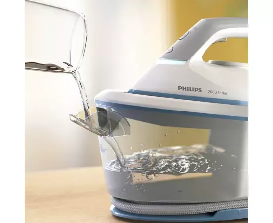 Philips PSG2000/20 Stație de călcat cu abur, 2400 W, 6 bari, Jet 300 g, Talpă ceramică, 1.4 L - Imagine 3