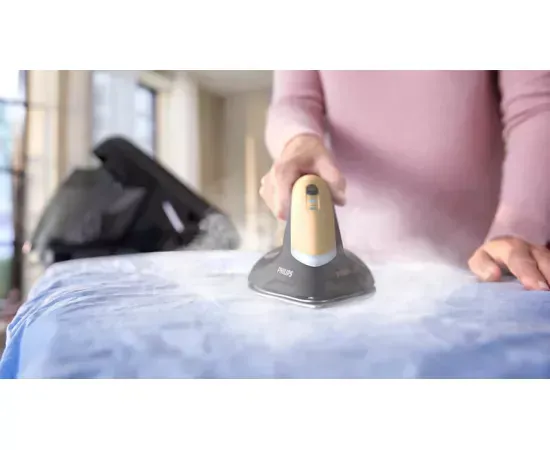 Stație de călcat cu abur Philips PerfectCare 8000 Series PSG8130/80, 2700W, 8.5 bari, talpă SteamGlide Elite, tehnologie OptimalTEMP - Imagine 4