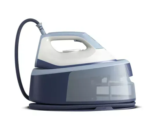 PHILIPS Stație de călcat cu abur Philips Seria 3000 PSG3000/20, 2400W, 6 bari, jet de abur 350 g, talpă ceramică, rezervor 1.4 L - IT-Fashion.ro
