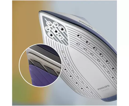 Stație de călcat cu abur Philips Seria 3000 PSG3000/20, 2400W, 6 bari, jet de abur 350 g, talpă ceramică, rezervor 1.4 L - Imagine 4