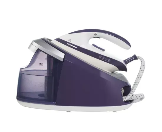 Statie de calcat cu boiler HEINNER HIS-D3006V, 3000 W, 5.5 bar, 1.7 L, talpa ceramica, mov - Imagine 3