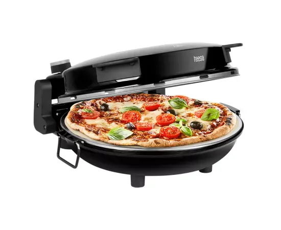 Aparat de preparare Pizza TEESA Supreme TSA3231, 1200W, Negru - Imagine 3