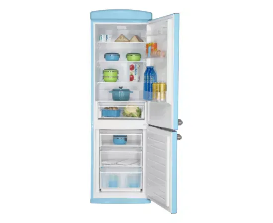 Combina frigorifica FRAM FC-VRR340BLF+, 340 l, Less Frost, Iluminare LED, Control Mecanic, Clasa F, Bleu - Imagine 3