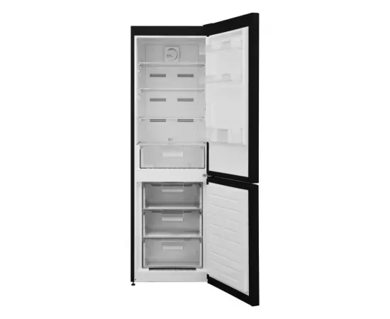 Combina frigorifica HEINNER HCNF-V291BKF+, 294 l, Clasa E, No Frost, MultiCooling, Freezer Shield, Iluminare LED, 186 cm, Negru - Imagine 2