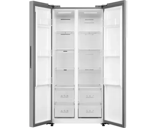 TESLA Combina frigorifică Side by Side Tesla RB4600FMXE, 460L, Inverter, Total No Frost, Clasa E, Inox - IT-Fashion.ro