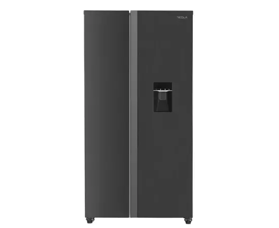 Combina frigorifica side by side TESLA RB5210FHXE, 529 l, Total No Frost, Clasa E, Dozator apa, Inox - Imagine 1