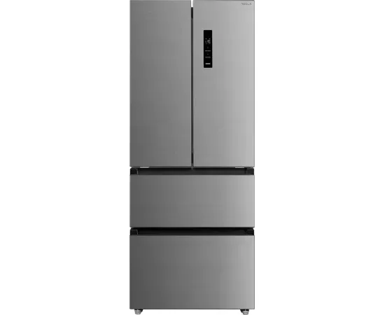 Combina frigorifica side by side TESLA RF3900FMX, 391 l, Display LED cu control touch, Total No Frost, Clasa E, Inox - Imagine 1