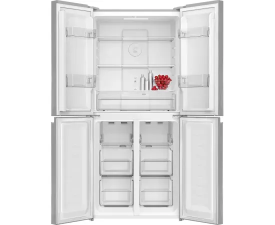 Combina frigorifica side by side TESLA RM3400FHXE, 362 l, Display LED cu control touch, Total No Frost, Clasa E, Inox - Imagine 2