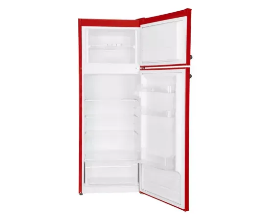 Frigider cu doua usi FRAM FDD-VRL212RDE++, 212 l, Clasa F, Rosu - Imagine 5