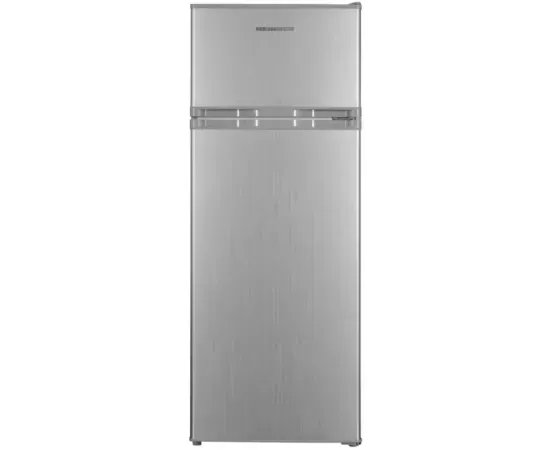 Frigider cu doua usi HEINNER HF-H2206SE++, 206 l, Termostat ajustabil, Iluminare LED, Clasa E, 143 cm, Argintiu - Imagine 1