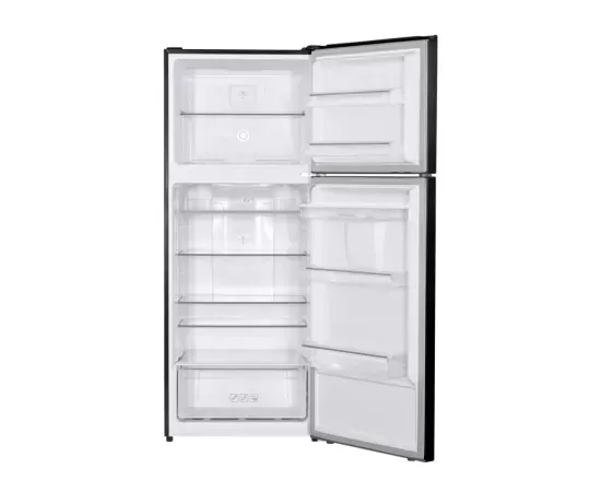 HEINNER Frigider cu doua usi HEINNER HF-HM413NFDXWDE++, 413 L, Dozator de apa, Functie Power cool, Usi reversibile, Inox Antracit - IT-Fashion.ro