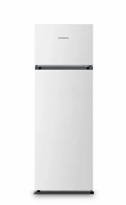 Frigider cu două uși Heinner HF-HS243E++, 243L, Clasa E, Alb cu mâner negru - Imagine 1