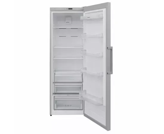 HEINNER Frigider cu o usa HEINNER HF-V401NFSE++, 389 litri, Full No Frost, Control electronic, Iluminare LED, Clasa E, Argintiu - IT-Fashion.ro