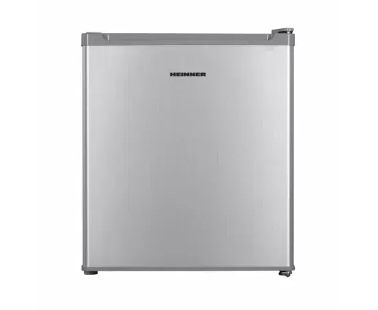 Frigider mini-bar HEINNER HMB-HM41SE++, 41 litri, Control mecanic, Usa reversibila, Clasa E, Argintiu - Imagine 1