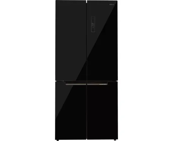 Frigider Side By Side TESLA RF5100FMBE, 511 L, Clasa E, Total No Frost, Inverter, Display LED, 190 cm, Negru - Imagine 1