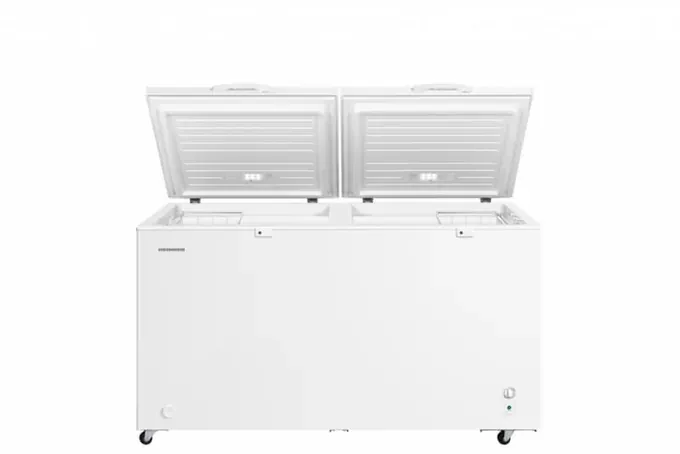 Lada frigorifica HEINNER HCF-M508INVCE++, 508 L, Clasa E, Control mecanic, Functionare convertibila, Alb - Imagine 2