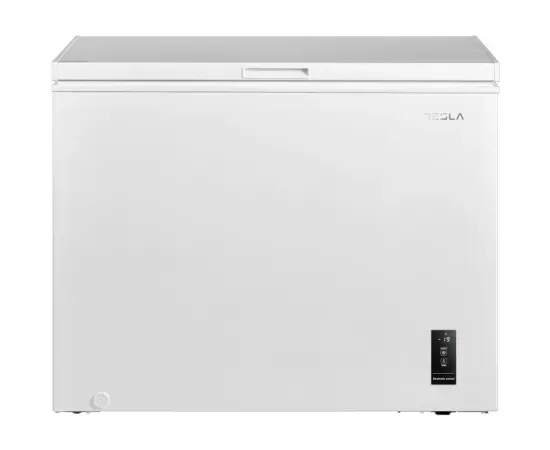 Lada frigorifica TESLA RH2950ME, 295 L, Clasa E, Functie frigider, Control electronic, Display LED, 85 cm, Alb - Imagine 1