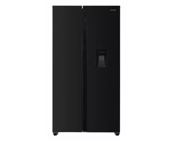 Side by side HEINNER HSBS-H439NFBKWDE++, 436 litri, No Frost, Clasa E, Dozator de apa, Negru - Imagine 1