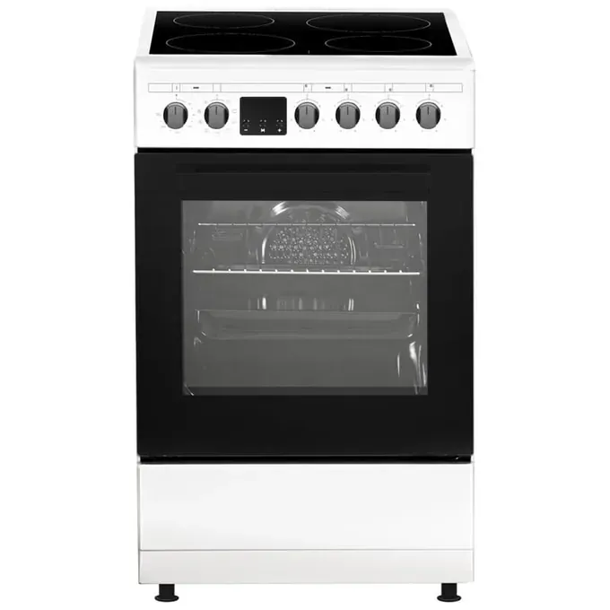 Aragaz electric SAMUS SM564VTE cu plită vitroceramică și cuptor multifuncțional - Imagine 1