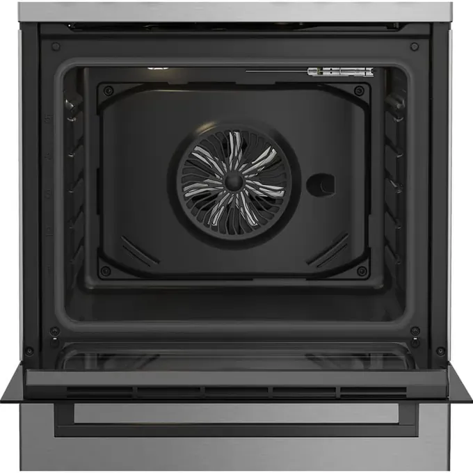 Aragaz mixt Beko FBSE62120XD, 4 arzătoare gaz, cuptor electric, 6 funcții, grill, SteamShine, inox, 60 cm - Imagine 4