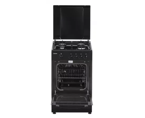 Aragaz pe gaz HEINNER HFSC-SME50BK, 4 Arzatoare, Dispozitiv de siguranta, 50 cm, Negru - Imagine 3