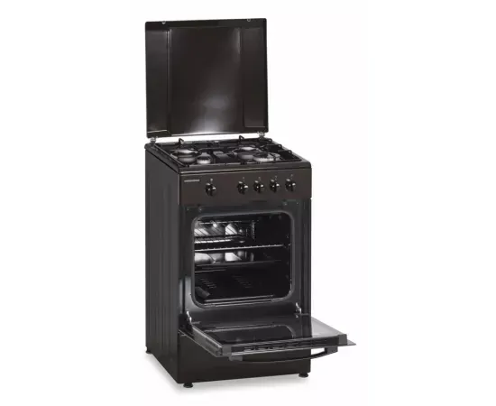 Aragaz pe gaz HEINNER HFSC-SME50BRW, 4 Arzatoare, Dispozitiv de siguranta, 50 cm, Maro - Imagine 4
