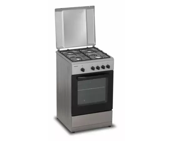 Aragaz pe gaz HEINNER HFSC-SME50SL, 4 Arzatoare, Dispozitiv de siguranta, 50 cm, Argintiu - Imagine 6