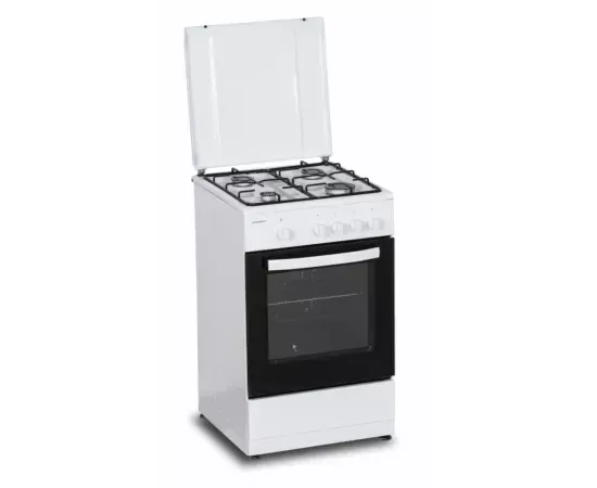 Aragaz pe gaz HEINNER HFSC-SME50WH, 4 Arzatoare, Dispozitiv de siguranta, 50 cm, Alb - Imagine 3