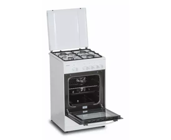 Aragaz pe gaz HEINNER HFSC-SME50WH, 4 Arzatoare, Dispozitiv de siguranta, 50 cm, Alb - Imagine 4