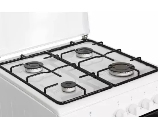 Aragaz pe gaz HEINNER HFSC-SME50WH, 4 Arzatoare, Dispozitiv de siguranta, 50 cm, Alb - Imagine 6