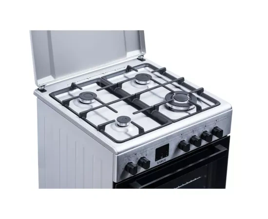 Aragaz pe gaz SAMUS SM663AENS1, 4 zone, 56l, Inox - Imagine 6
