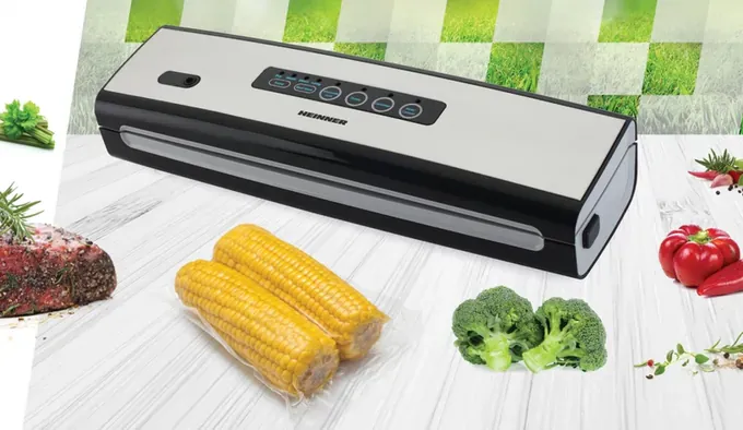 Aparat de vidat HEINNER HAV-130BKSS, 130 W, 0.58 bar, 30 cm, Gri/Negru - Imagine 3