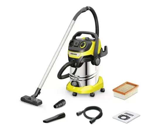 Aspirator multifunctional KARCHER WD 6 P S V-30/8/35/T, 1300W, 30L, Inox - Imagine 1