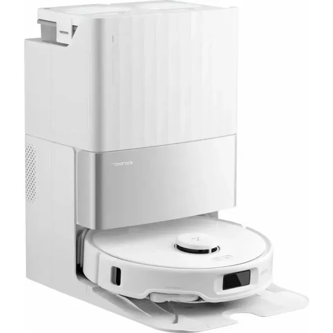 Aspirator robot ROBOROCK Qrevo Edge 5V1 QRES02-00, 0.3 l + 2.7 l, 18500Pa, 5200 mAh, Alb - Imagine 2