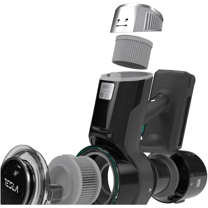 Aspirator vertical fără fir TESLA HS500GF, 400W, autonomie 60 min, filtru HEPA - Imagine 9
