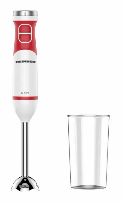 Blender de mână Heinner HHB-D600WHR, 600W, 2 viteze + Turbo, accesorii multiple - Imagine 1