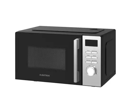 Cuptor cu microunde ALBATROS MWA-20D4B, 20l, 700W, Control digital, Negru - Imagine 1