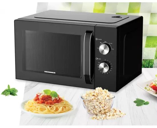 HEINNER Cuptor cu microunde HEINNER HMW-M2535BK, 25 l, 850W, Negru - IT-Fashion.ro