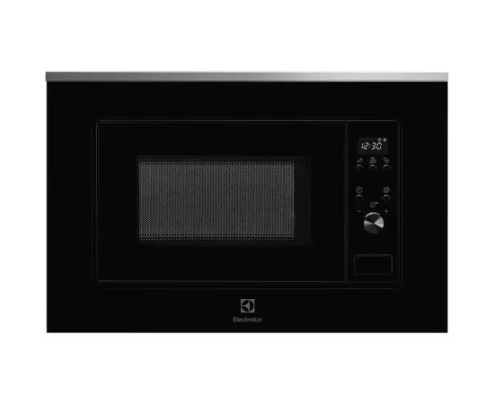 Cuptor cu microunde incorporabil ELECTROLUX LMS2203EMX, 20 l, 700 W, Negru - Imagine 1
