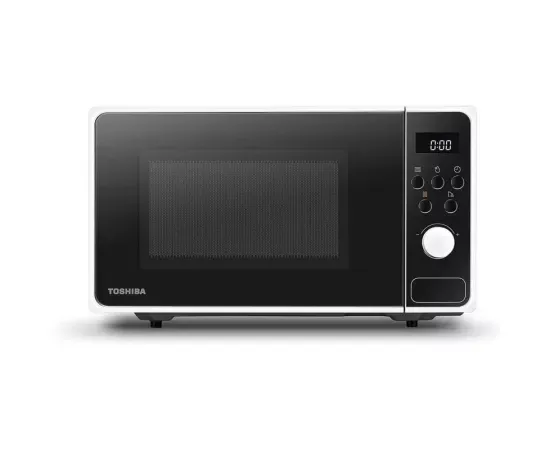 Cuptor cu microunde TOSHIBA MM2-AM23PFWH, 23l, 800 W, Alb/Negru - Imagine 1