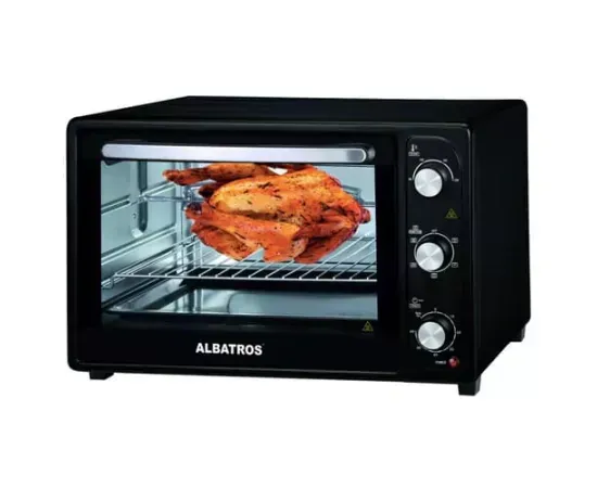 Cuptor electric ALBATROS A50BRCL2, 2000W, 50l, rotisor, Negru - Imagine 3