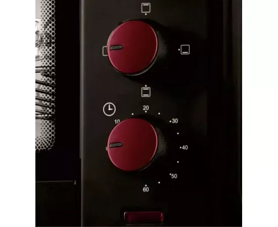 Cuptor electric SAMUS CS-60BRC2, 60L, 2000W, Rotisor, Convecție, Negru - Imagine 3