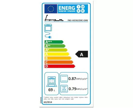 Cuptor incorporabil FRAM FBO-V659GCDRC-GMK, 69 l, 9 Functii, Grill, Display Touch+Butoane, Timer Digital, Maro - Imagine 2