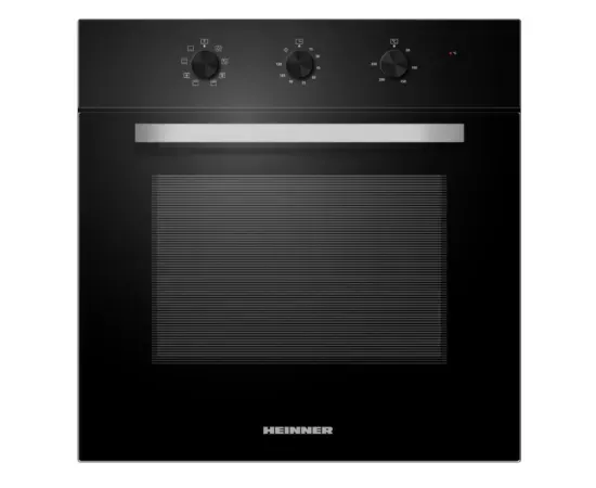 Cuptor incorporabil HEINNER HBO-M659GC-GBK, 65 l, 8 functii, Multifunctional, Grill, Timer Mecanic, Functie Turbo, Clasa A, Negru - Imagine 1